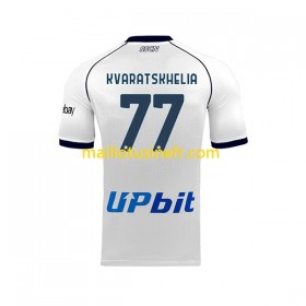 Maillot de Foot SSC Naples Khvicha Kvaratskhelia 77 Extérieur 2023-24